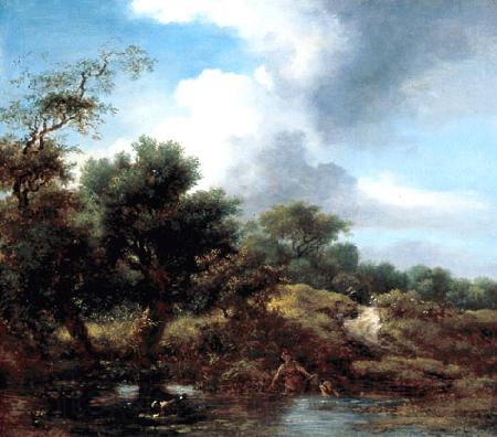 Jean Honore Fragonard The Pond Norge oil painting art